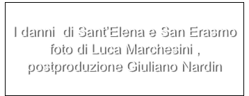 I danni  di Sant’Elena e San Erasmo
foto di Luca Marchesini , postproduzione Giuliano Nardin 